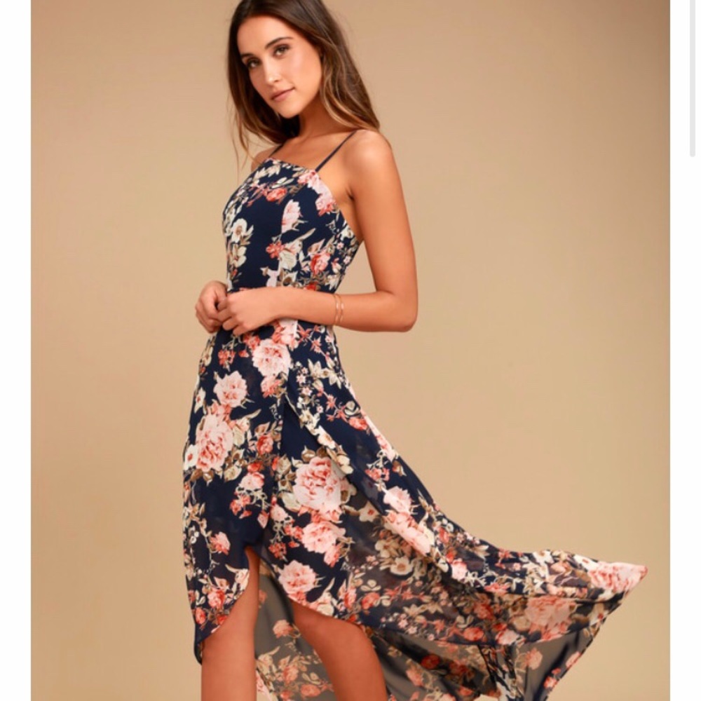 Lulu’s Floral High/Low Dress